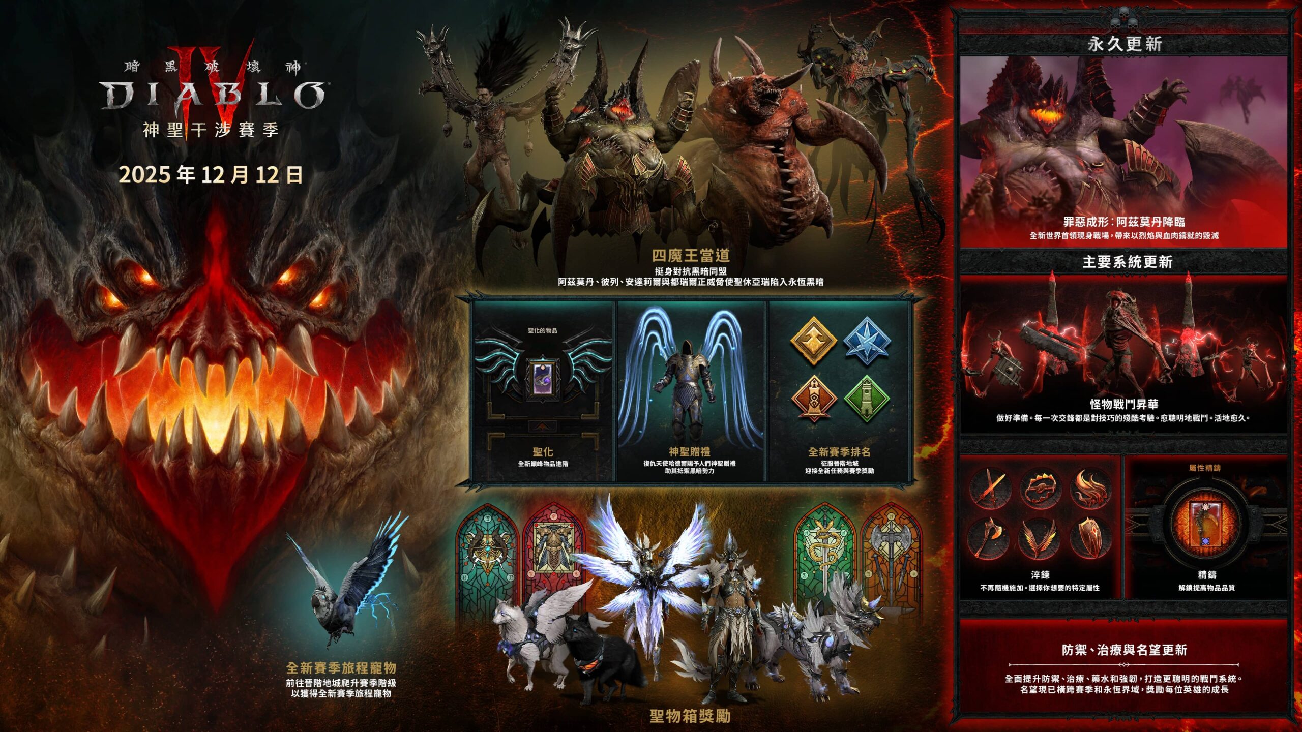 《暗黑破坏神4》S11赛季“神圣干涉”终极指南：TGA联动、装备重做与核心改动全解析 🔥-不白给