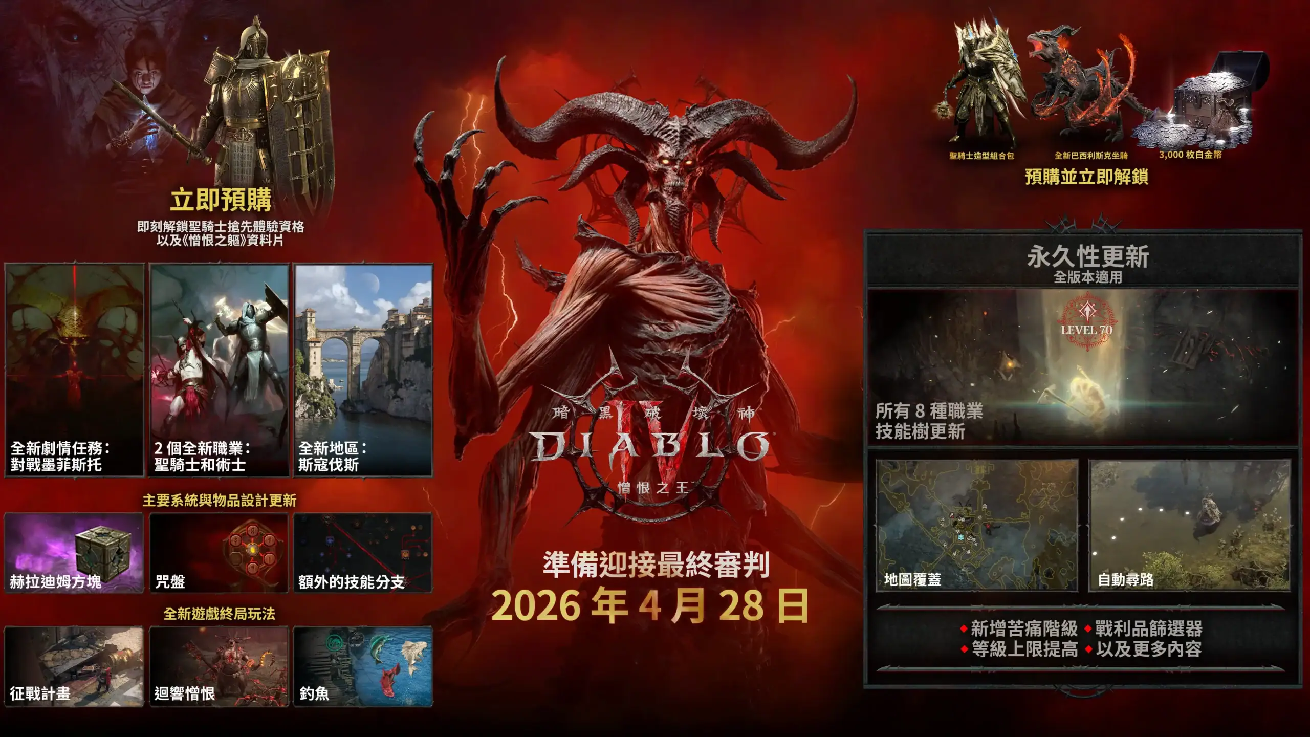 《暗黑破坏神4》S13赛季新内容前瞻：圣骑士、术士、方块回归，这次真大改了 🔥-不白给