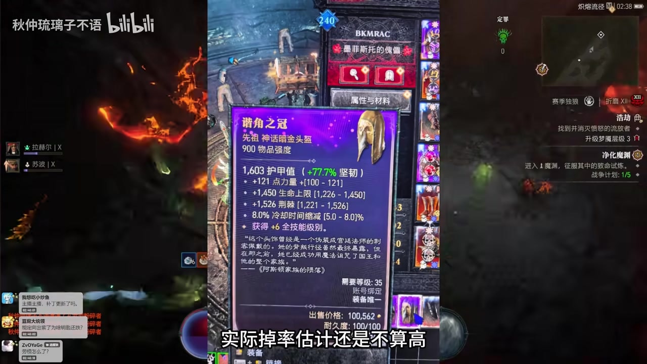 标志性神话暗金装备详情