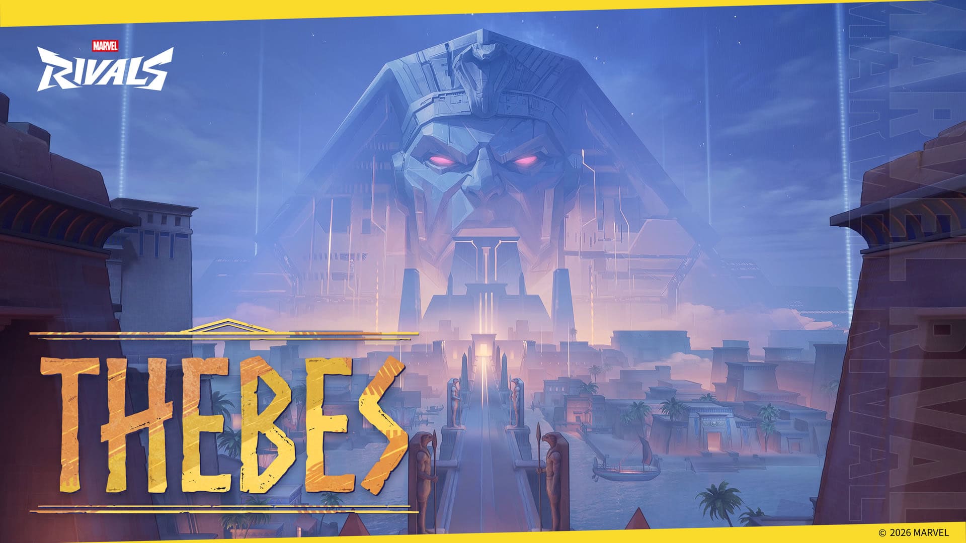 《漫威争锋》Thebes 新地图官方主视觉